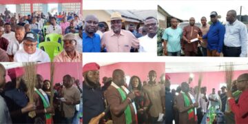 C/River APC State Secretary receives  PDP State House of Assembly candidate & ‘ors into the party.