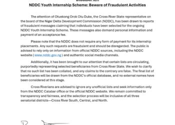 NDDC warns against fraudulent activities regarding Youth Internship Scheme