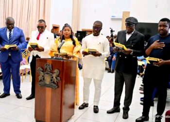 Hon. (Ophot) Felix Akposi KSJI takes oath of office as Chairman of Akamkpa Local Government Council