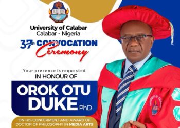 Governor Otu Celebrates Rt. Hon. Orok Otu Duke on Doctorate Achievement