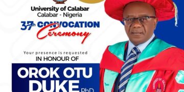 Governor Otu Celebrates Rt. Hon. Orok Otu Duke on Doctorate Achievement