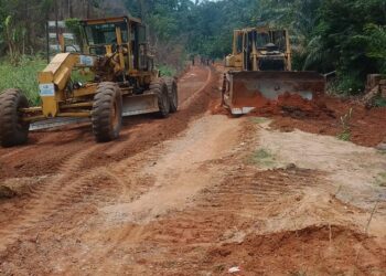 Hon. Felix Akposi Intervenes in Ntebachot Road Crisis, Flags Off Grading Works