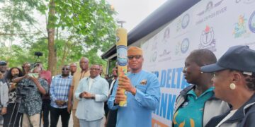 Cross River Acting Governor Receives Niger Delta Sports Festival Torch, Pledges Support for Athletes