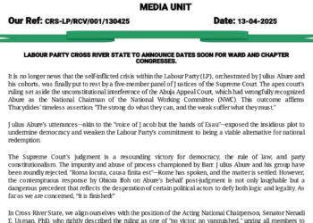 Cross River Labour Party Embarks on Reconciliation Drive Following Supreme Court Verdict