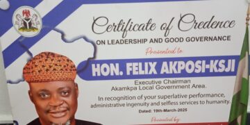 Civil society coalition praises Akamkpa council boss for leadership, development achievements.