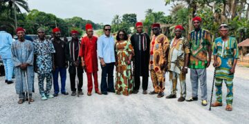 High Chief Higgins Peters Lauds Gov. Bassey Otu, Creates Awareness on The Ongoing Okuku-Okpoma-Mfon Road Construction