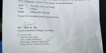 Cross River varsity, students face-off over dental council admission quota