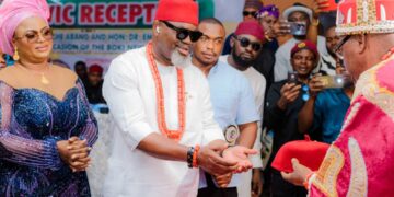 Ironbar Honoured as Otu Kinwang 1 of Boki Nation, Abang Receives Humanitarian Award