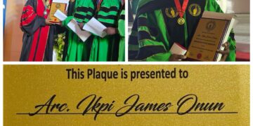 UNICAL Director of Physical Planning, Arch. James Ikpi, Inducted as Fellow of NIA