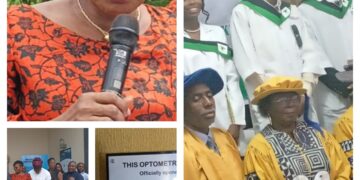 Arthur Jarvis University commissions optometry clinic, inducts seven new doctors