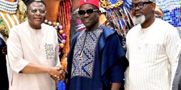 Ohanaeze President felicitates Gov Otu for doctorate,  Governor of the Year awards